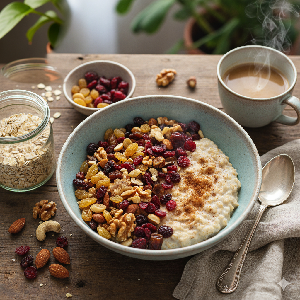 La-colazione-perfetta-avanti-tutta-con-avena-frutta-secca-e-disidratata Frutta Secca Ke Passione Vivicasa