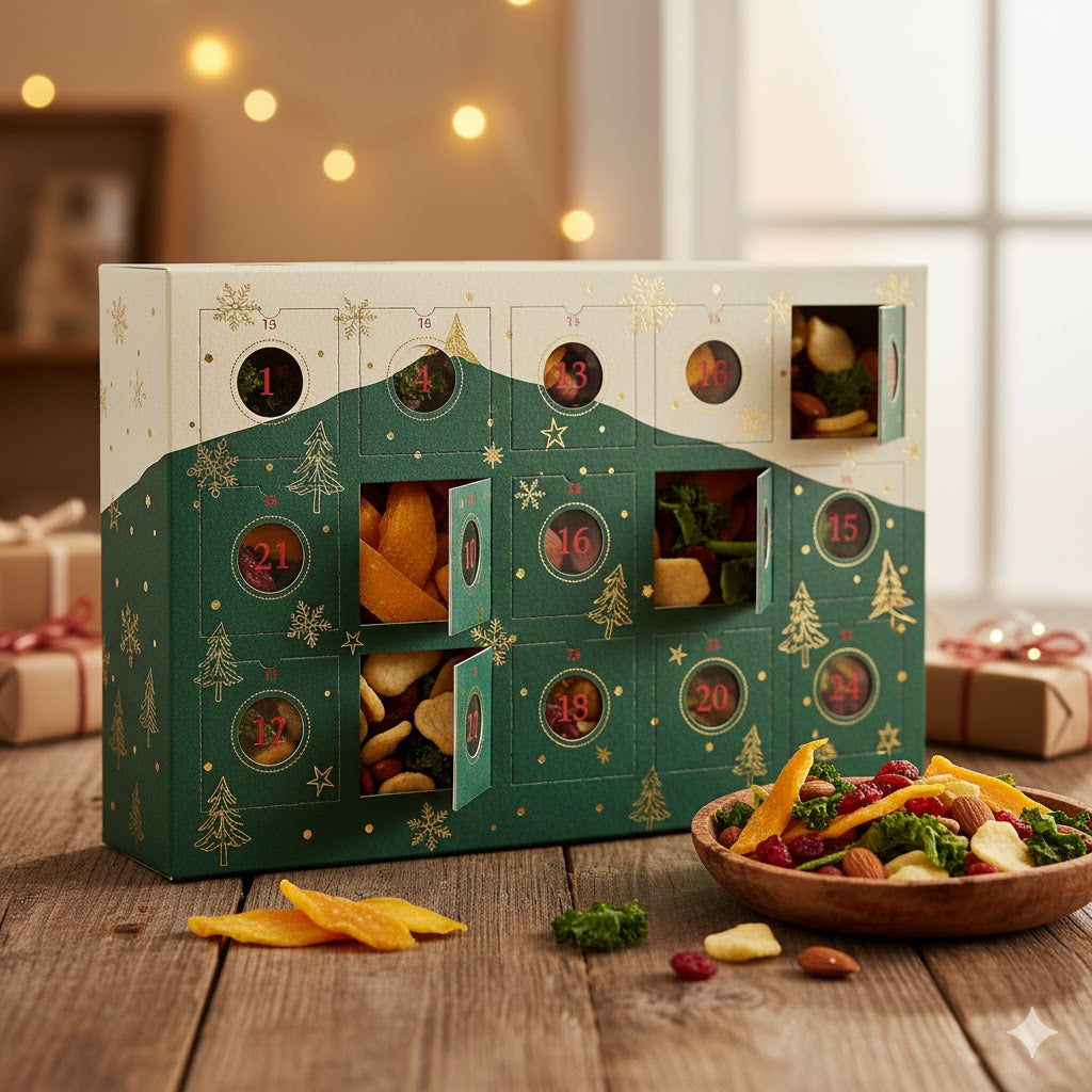 L'Avvento più salutare e gustoso: scopri il nostro calendario con frutta secca & snack!