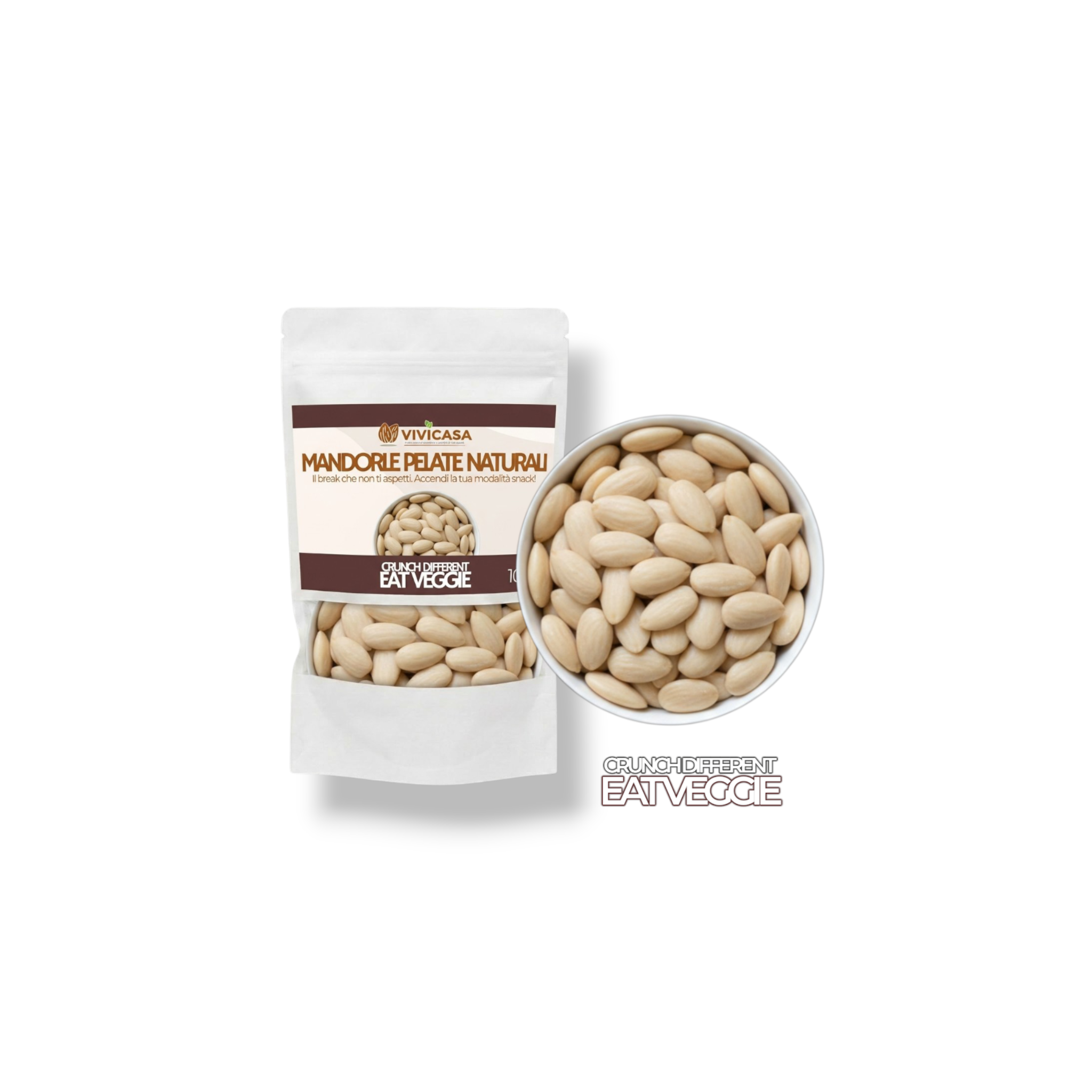 MANDORLE NATURALI PELATE